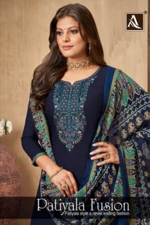 ALOK SUITS PATIYALA FUSION 1044 SERISE  NEW BEAUTIFUL CATALOGUE Rehmat Boutique