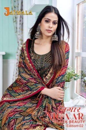 JAIMALA NIGAAR BLACK BEAUTY EDITION 2 BEST DISCOUNT SUPERB FANCY LATEST CATALOGUE 2023 NEW BEAUTIFUL CATALOGUE Rehmat Boutique