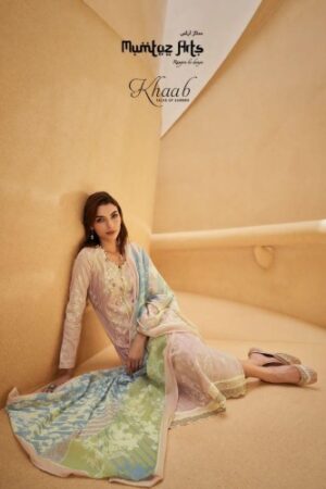 MUMTAZ ARTS KHAAB NX BEST DISCOUNT SUPERB FANCY LATEST CATALOGUE 2023 NEW BEAUTIFUL CATALOGUE Rehmat Boutique