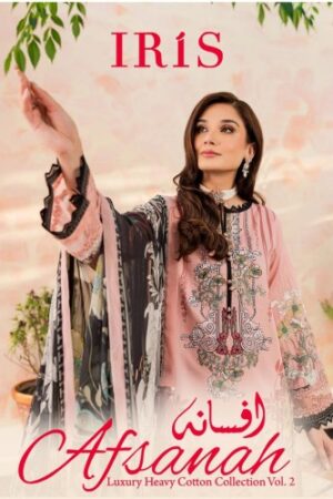 IRIS AFSANAH VOL 2 BEST DISCOUNT SUPERB FANCY LATEST CATALOGUE 2023 NEW BEAUTIFUL CATALOGUE Rehmat Boutique