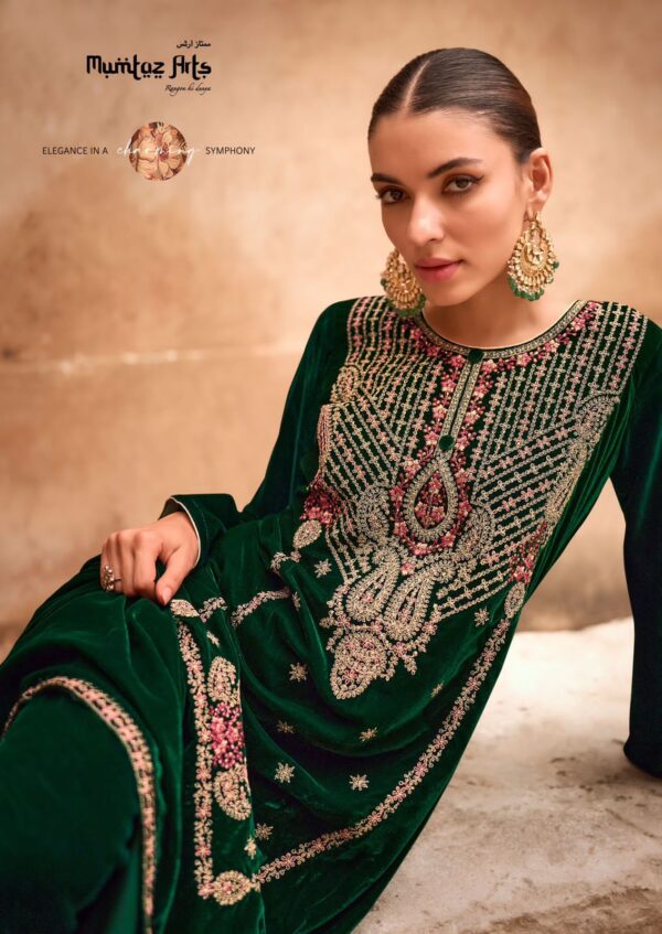 MUMTAZ ARTS MRIDULA HEAVY EMBROIDERY SALWAR SUITS WHOLESALER 17