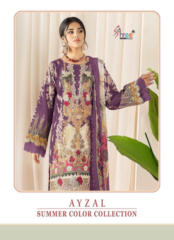 SHREE FABS AYZAL 3150 SUMMER COLLECTION HIT PAKISTANI SUITS 4