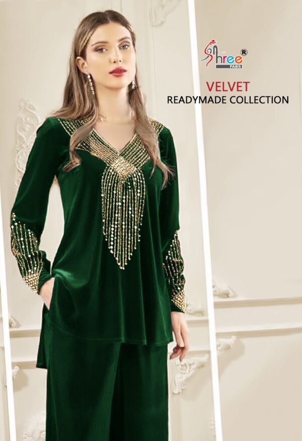 SHREE FABS R1188 READYMADE VELVET COLLECTION WHOLESALER IN SURAT 1