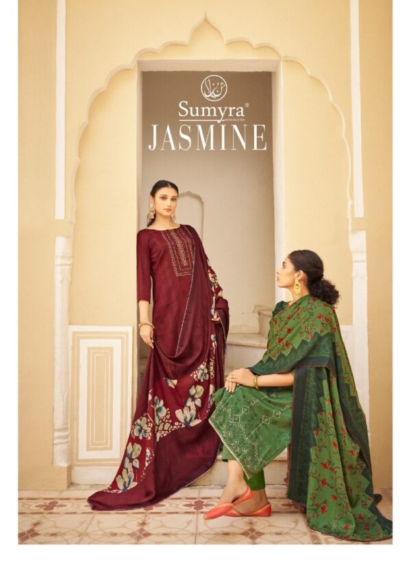 SUMYRA JASMINE PASHMINA SALWAR SUITS WHOLESALER IN SURAT 1