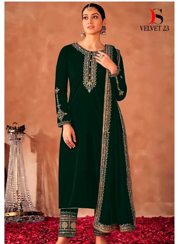 DEEPSY SUITS VELVET 23 EMROIDERY SALWAR KAMEEZ DISTRIBUTOR 4