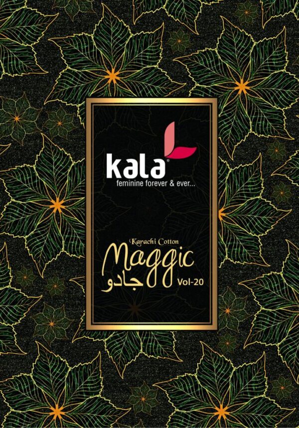 KALA MAGGIC VOL 20 COTTON KARACHI SUITS WHOLESALER 13