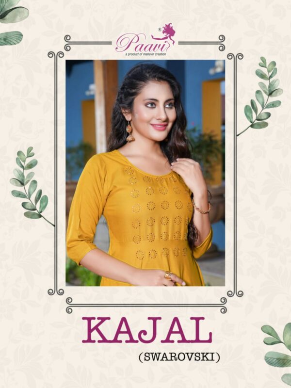 PAAVI KAJAL ANARKALI FANCY KURTI MANUFACTURE IN SURAT 8