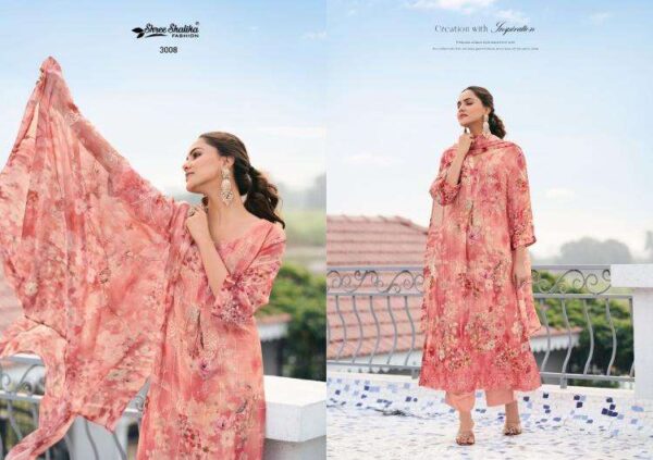 shree shalika sabyasachi vol 3 series 3001-3008 GEORGETTE PRINT wholesale salwar kameez in surat - Image 6